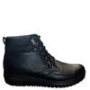 JOYA LDS LOW WEDGE ZIP TIE ANKLE BOOT - BLACK